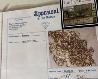 Appraised at $1650, available for $1150