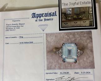 Appraised at $1250, available for $850