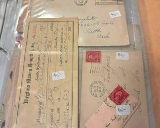 hand written vintage/antique letters and other ephemera
