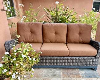 Out door patio sofa here 