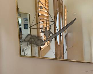Etched windsurfer mirror