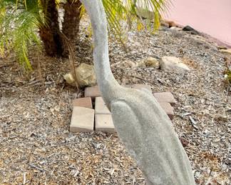 Large outdoor Cement Heron  
