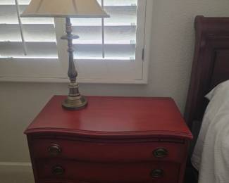 Pair 3 drawer Bedside tables
