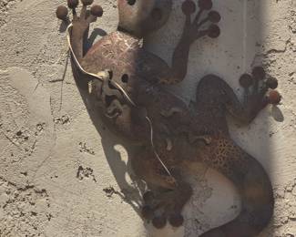 Gecko Metal Wall Art