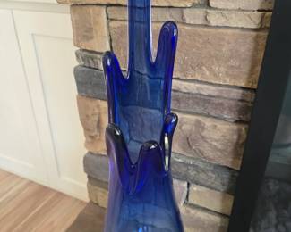 Antique blue vase