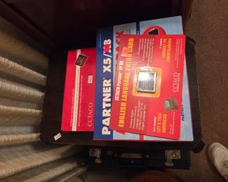 Boxed ECTACO Partner X5 electronic language translator device.