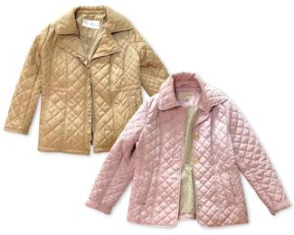 Michael Kors Pink Quilted Jacket Jessica Simpson Fawn Jacket Size M