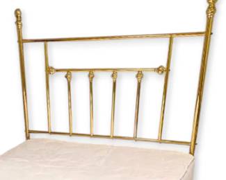 FullSized Brass Headboard Bed Frame