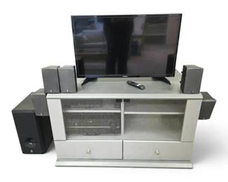 Toshiba 32 TV with Remote, Sony DVD Player, Yamaha Cinema Sound System