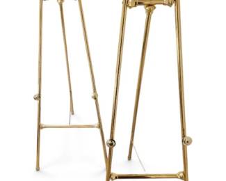 Brass Display Easels