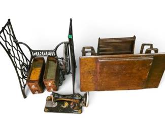 Antique Disassembled Singer Sewing Machine