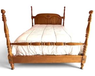 American Drew FullSized Wooden Poster Bed Frame