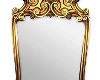 Ornate Gold BaroqueStyle Wall Mirror