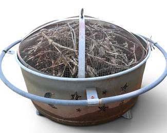 Sunnydaze Cosmic Outdoor WoodBurning Fire Pit