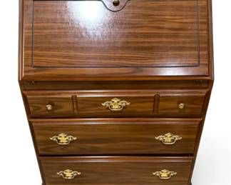 Wooden Slanted DropFront Secretary Desk