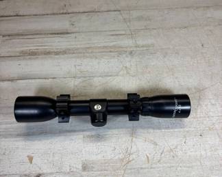 Lot #164 CenterPoint 4x32 Rifle Scope Black Matte with Mounting Rings Hunting Optic