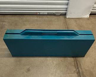 Lot #43 Folding Aluminum Sawhorse Workbench Portable Jobsite Table w/ Carry Case