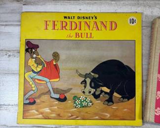 Lot #74 Ferdinand the Bull Lot: 1936 Viking Press Hardcover Leaf/Lawson & 1938 Walt Disney Dell Softcover