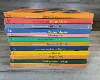 Lot #93 Golden Treasury Great Music Literature Young People 12 Vol LP Record Set