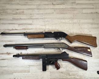 Lot #41 Vintage BB Gun Lot: Sears BB Repeater, Daisy Rapid Fire Shot Gun, Mattel Tommy-Burst 1960s