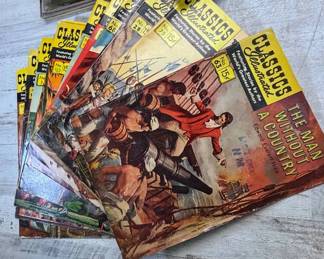 Lot #48 Classics Illustrated Vintage Comic Book Lot 20+ Issues 1940s-50s Benjamin Franklin