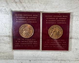 Lot #49 1976 Colorado Centennial Medal Denver Mint Congress Authorized Bicentennial Lot 2