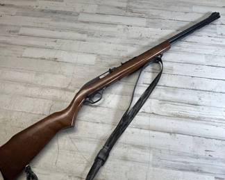 Lot #23 Marlin Model 60 Semi-Auto .22 LR Rifle Walnut Stock Blued Barrel w Sling