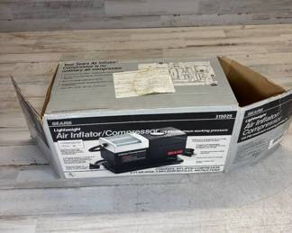 Lot #97 Sears Lightweight Air Inflator Compressor 120 PSI Model 915025 Oil-Free