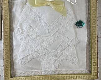 Lot #84 Vintage Lot Irish Linen Lace Hankies Bon Voyage Spreaders Made Italy Petit Point