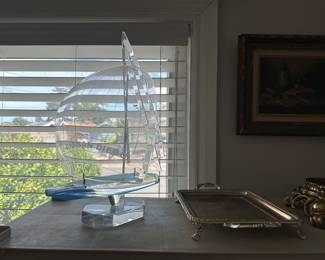 Acrylic sailboat