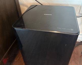 Samsung sound bar (in front of TV) sound system