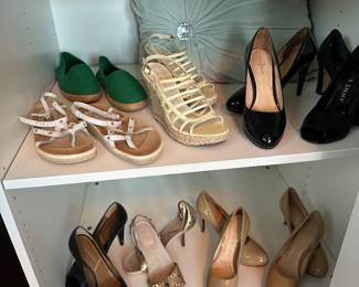 7.5-8.5 size shoes, Cole Haan, Guess, Tahari,