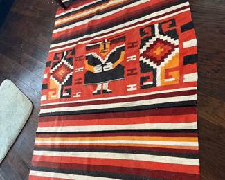 Mexico woven wall or floor textile 4‘ x 6 1/2‘