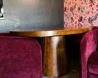 Japandi Walnut Extendable Dining Table