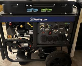 BRAND NEW Westinghouse WGen18000DFc Dual-Fuel Generator – 18,000 Peak Watts, Never Used, Factory Accessories Included
