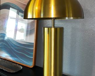 Brass Dome Table Lamp