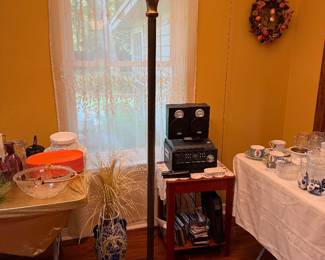 #64 - $100 - One of two Floor lamp Tiffany style