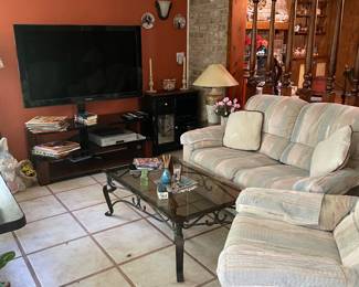 #46 $140 Sofa - #47 $80 armchair matching sofa