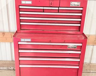 69 SearsCraftsmanHomeToolStorageChestwMiscTools