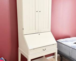 31 TallSecretaryDeskwCabinetStorage