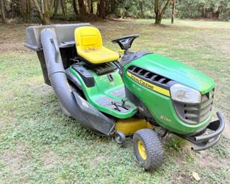 1 JohnDeerE130RidingLawnMower