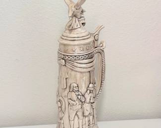 51 VintageTallCeramicSoftball1981Stein