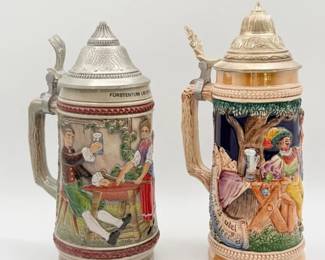 78 VintageGermanBeerSteins