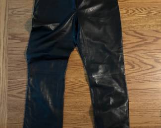 prada leather pants