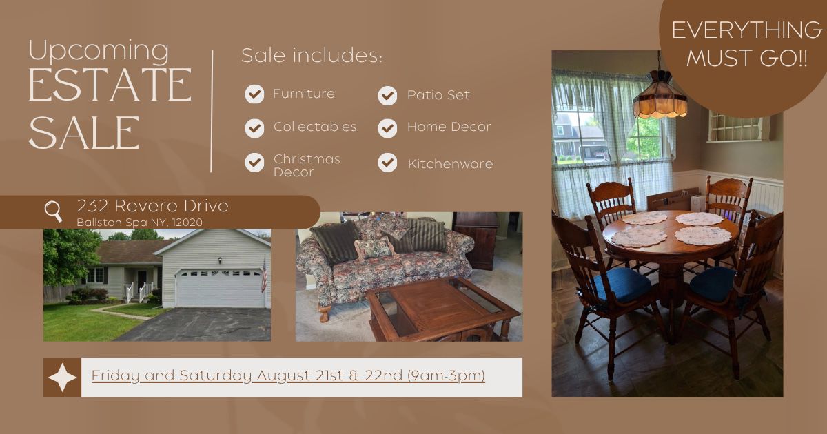 UPcoming estate sale