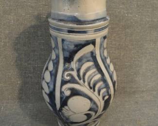 Antique 1800's Westerwald Stoneware Stein Tankard