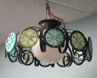 Vintage MCM Halo Lite Trend Limes & Lemons Light