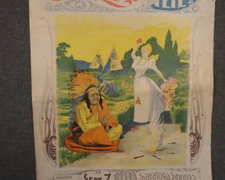 1897 Official Program Saratoga Floral Fete