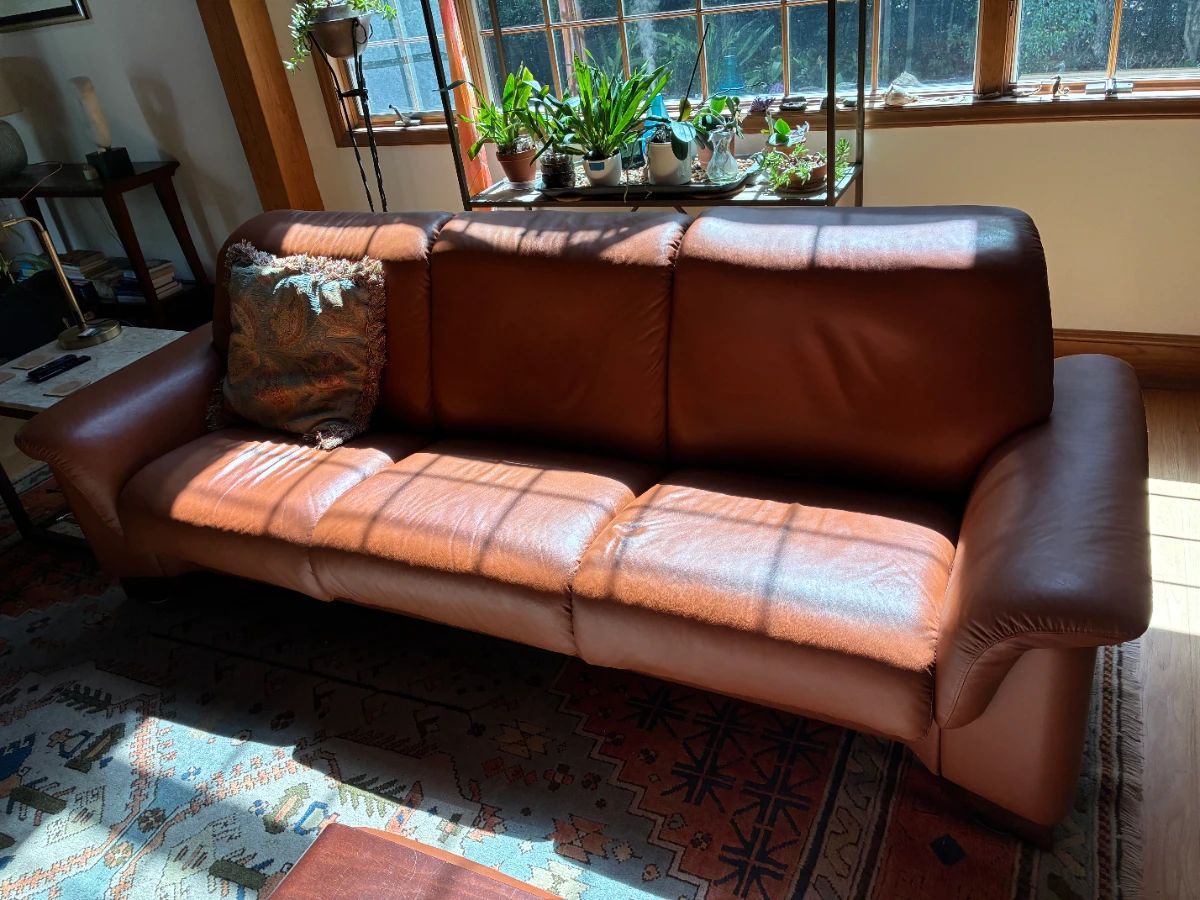 Stressless Leather Sofa $ 1,190.00