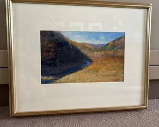 517 framedpastellandscape